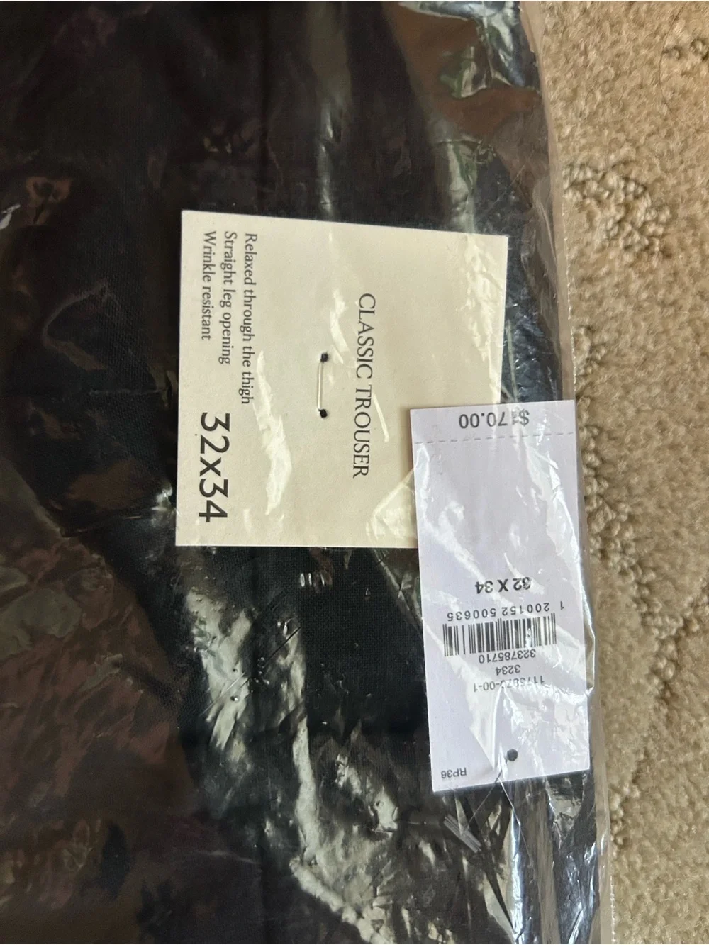 Banana Republic Black Classic Trouser